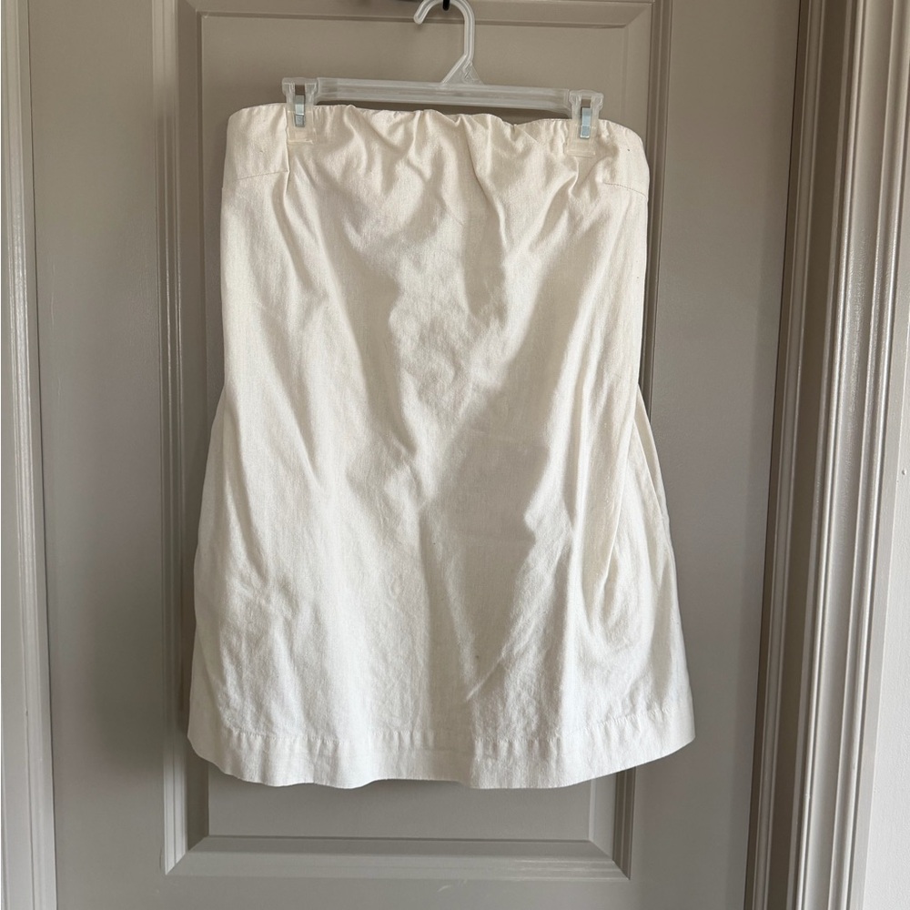 Free People Cream Mini Dress